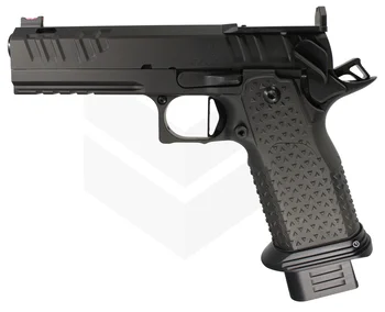 Atlas Gunworks Apollo V3, 9MM, 4.60" Ported Bull Barrel, 20 RDs, Sub 2 Lb Trigger, All DLC Black