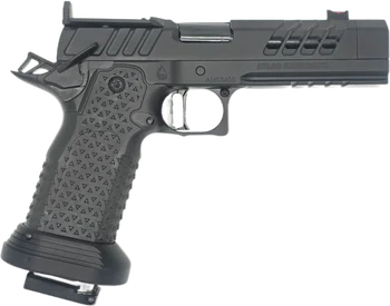 Atlas Gunworks Artemis v3 Perfect Zero, 9mm, 4.6" Bull Barrel, 3 Magazines, RMR/SRO Ready, All DLC Black w/ Large Hands Magwell, Pistol