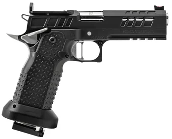 Atlas Gunworks Athena v3 Perfect Zero, 9mm, 4.6" Bull Barrel, 2- 140mm Magazines, Regular Magwell, RMR/SRO Ready, Two-Tone, Pistol